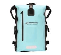 Hellery Zaino Impermeabile da Zaino Roll-Top Spazioso Borsa per Escursionisti, Trekking, Campeggio, Sportivo/Casual, Array, Azzurro