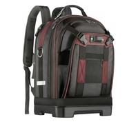Hellery Zaino Porta Attrezzi Borsa Attrezzi Zaino Porta Utensili Zaino da Lavoro con Base Rigida Struttura Stabile Protegge Dall Umidità Trasporto con Manico, Rosso