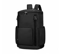 Hellery Zaino Porta Attrezzi con Cerniera Bidirezionale Impermeabile Zaino Porta Attrezzi Multitasche Borsa per Idraulici, Elastico, Array, Nero