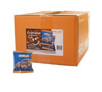 HELLMA Arachidi - 100 pezzi croccantini salati in mini sacchetto da 25 g - scatola per snack - per ufficio o in viaggio
