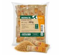 HELLMA Brauner Kandis-Zucker, Inhalt: 80 Stück à 6 g