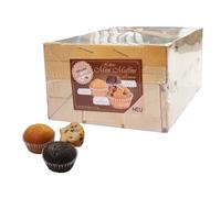 HELLMA Mini muffin - 60 pezzi per muffin, confezionati singolarmente - 3 varietà - Box per hotel, caffetterie, chioschi e cliniche