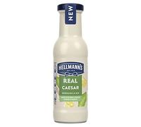 Hellmann's Real Caesar Salad Dressing & Dip condimento vegetariano senza coloranti artificiali e aromi per insalate, panini, hamburger e salse, 250 ml