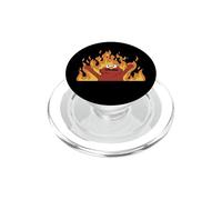 Hellmo Meme Tutto va bene, Sto bene, Fuoco ardente PopSockets PopGrip per MagSafe