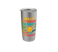 Hello 1st Grade I'm Ready to Shine Back to School Ragazze ragazzi Bicchiere termico in acciaio inox doppia parete
