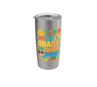Hello 1st Grade I'm Ready to Shine Funny Back to School Kids Bicchiere termico in acciaio inox doppia parete