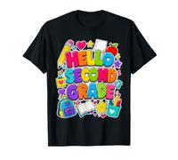 Hello 2nd Grade Back To School 2nd Grader Teacher Student Maglietta