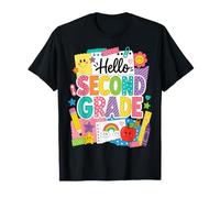 Hello 2nd Grade Back To School 2nd Grader Teacher Student Maglietta