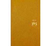 HELLO! 365: A Journal for Every Moment, Every Day,5.5x8.5, 160 Lined Pages(dark yellow)