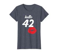 Hello 42 Anni Regali di compleanno per le Donna compleanno Maglietta