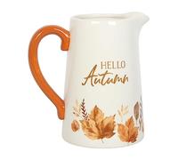 Hello Autumn Flower Jug - Cartello di Halloween, decorazioni e regali - Decorazione per la stagione spettrale per ambienti festivi