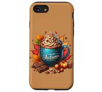 Hello Autumn Hot Cocoa Mug Graphic For Women Kids And Fall Custodia per iPhone SE (2020) / 7/8