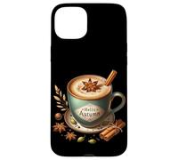 Hello Autumn Themed Coffee Mug For Women Cozy Fall Vibes Custodia per iPhone 15 Plus