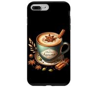Hello Autumn Themed Coffee Mug For Women Cozy Fall Vibes Custodia per iPhone 7 Plus/8 Plus