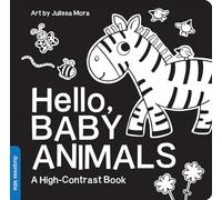 Hello, Baby Animals: A Durable High-Contrast Black-and-White Board Book for Newborns and Babies