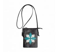 hello-bags Borsa a tracolla da donna in pelle vegana. Dimensioni: 21 x 15,5 cm.