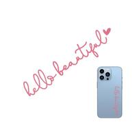 Hello Beautiful Mirrors Decal | Car Window Decorative Decal |
