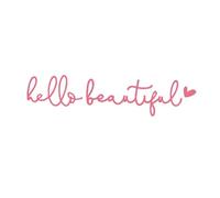 Hello Beautiful Mirrors Decal | Decorazione impermeabile per specchietti auto, decalcomania autoadesiva per auto da donna, per piccoli camion
