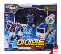 Hello Carbot ALL-STAR AIENT Transformer Robot Car 6-Crew Action Figure...