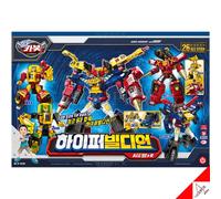 Hello Carbot ALL-STAR HYPER BUILDIAN Set completo 4-Type Transformer Robot...