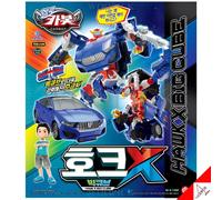 Hello Carbot HAWK X BIC CUBE Blue Transformer Robot Car Figure Toy Nuovo 2024