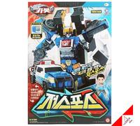 Hello Carbot Samba JUSFORCE Police Car Transformer Robot Giocattolo per...