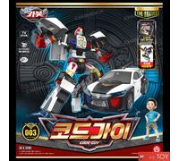 Hello Carbot The Braves CODE GUY Transformer Robot Police Patrol Car Cube 2025