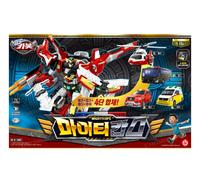 Hello Carbot The Braves MIGHTYCOPS 4-Step Transformer Robot Set Mighty Cops