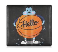 Hello Cartoon Carino Arancione Pallacanestro Pelle Registrazione Auto e Carta di Assicurazione Titolare Essenziale Auto Portafoglio Custodia per Autista Proprietari Rimorchio Moto Barca, Ciao Cartoon
