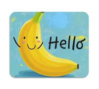 Hello Cartoon Cute Yellow Banana Tappetino Lavastoviglie Asciugatura Facile da Pulire Assorbente Terra Diatomacea Mat Home Essentials 59,9 x 50 cm