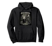 Hello Darkness Gothic Raven Crow per Evermore Coffee Lover Felpa con Cappuccio