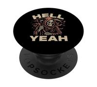 Hello Darkness Il mio vecchio amico Tristo Mietitore L'Angelo Della Morte PopSockets PopGrip Adesivo