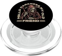 Hello Darkness Il mio vecchio amico Tristo Mietitore L'Angelo Della Morte PopSockets PopGrip per MagSafe