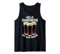 Hello Darkness My Old Friend Bevitore di Birra Strout Amante della Birra Canotta