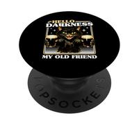 Hello Darkness My Old Friend Birra Irlandese Vintage Gatto Nero PopSockets PopGrip Adesivo