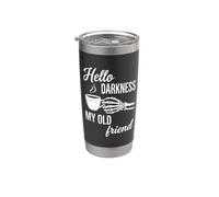 Hello Darkness, My Old Friend - Funny Daying Skeleton Coffee Bicchiere termico in acciaio inox doppia parete
