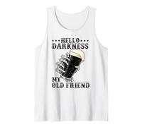 Hello Darkness My Old Friend Stout Dark Beer Potter Lover Canotta