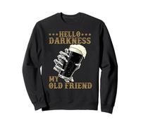 Hello Darkness My Old Friend Stout Dark Beer Potter Lover Felpa