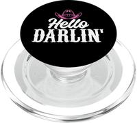 Hello Darling Grafica umoristica per ragazze di campagna PopSockets PopGrip per MagSafe