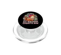 Hello Eleven 11° compleanno Coquette Bow Girl Cat PopSockets PopGrip per MagSafe