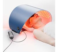 Hello Face Terapia a Luce Rossa per il Viso, Approvata dalla FDA, Maschera LED con 4 Modalità, Luce Blu, Rossa e Infrarossa, Dispositivo PDT per Cura Professionale di Viso e Corpo