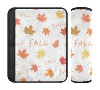 Hello Fall Autumn Foglia d'Acero Confezione da 2 Accessori per auto Protegge il collo e le spalle per camion accessori para carro