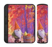 Hello Fall Autumn Harvest Dwarfs - Confezione da 2 coperture per cinture di sicurezza per alleviare lo stress al collo e alle spalle per berlina accessori para carro