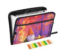 Hello Fall Autumn Harvest Dwarfs Espansione File Cartelle 13 Tasche A4 Formato Lettera con Chiusura a Cerniera per Secondo File Organizer