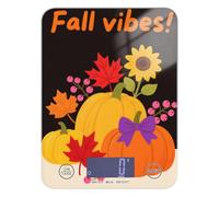 Hello Fall Autumn Pumpkin Flower Easy Clean Bilancia da cucina 5 kg/5 g bilancia digitale grammi con 4 unità per preparare i pasti arrosto dieta (batterie non incluse)