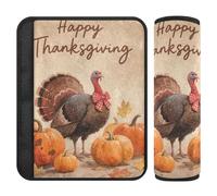 Hello Fall Autumn Pumpkin Turky 2 Pack Spalline per seggiolino auto Cinghie Più Comfort Guida per Van funda para cinturón de carro