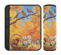 Hello Fall Autumn Tree Fruit 2 Pack tracolla pad rilascio stress al collo e alle spalle per SUV Protector para cinturón de carro