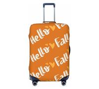 Hello Fall - Coperture elastiche per bagagli da viaggio, 45-81 cm, Nero , L
