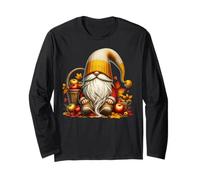 Hello Fall GNOME Dad for Women Fall Apple Decor for Gardener Maglia a Manica