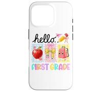 Hello First Grade Apple Pencil Zaino Custodia per iPhone 16 Pro